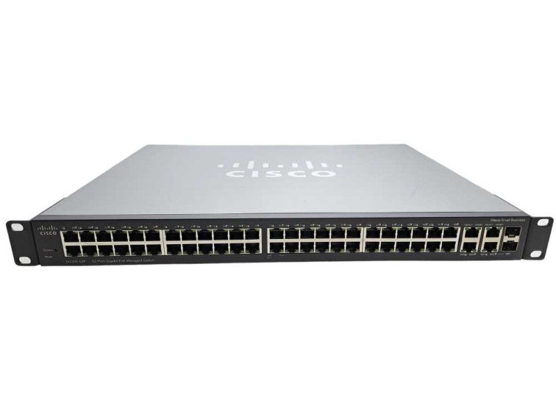 Cisco SG300-52P | 52-Port Gigabit 10/100/1000 PoE+ Managed Switch )