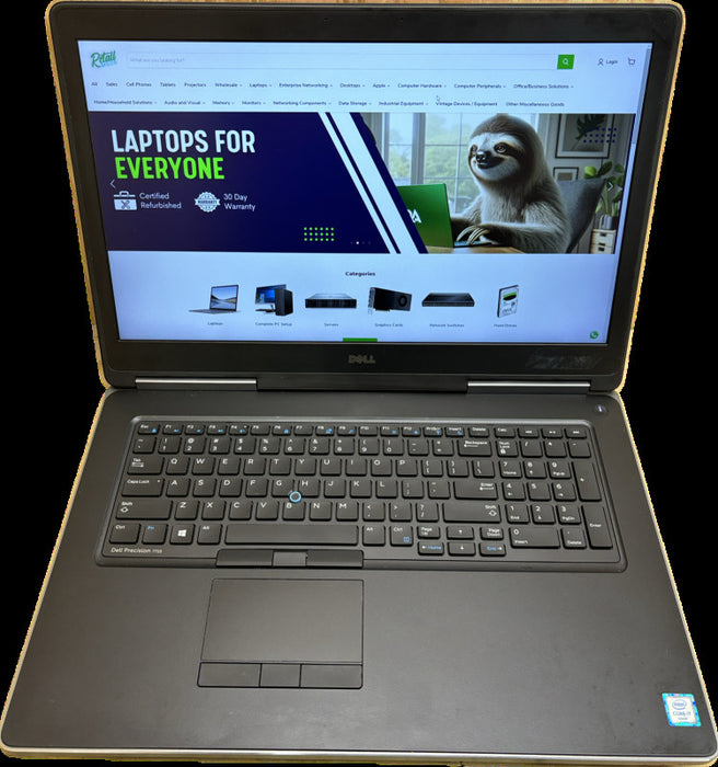 Dell Precision 7710 i7-6820HQ@2.7GHz QUADRO M4000M 4GB GPU 32GB 512SSD READ!