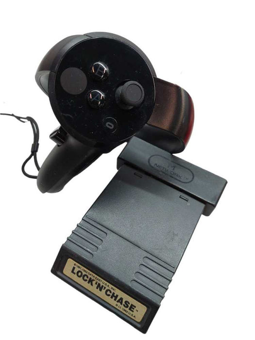 Mixed Controller Bundle with 1982 Atari Game : Lock N\\' Chase  =