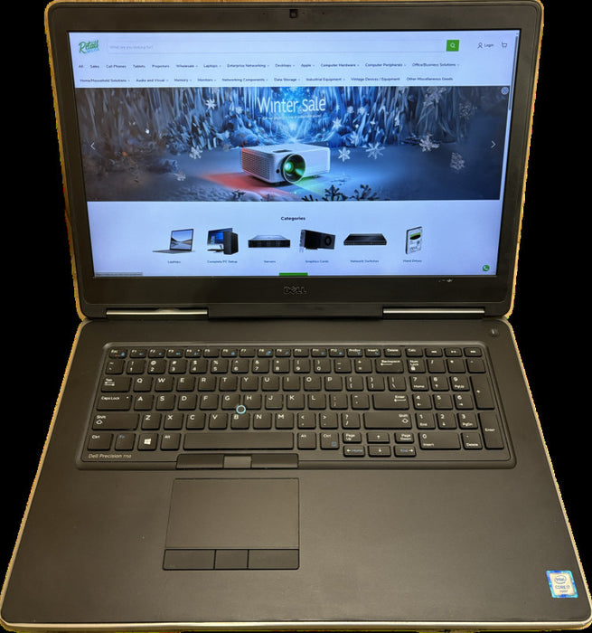 Dell Precision 7710 i7-6820HQ@2.7GH QUADRO M4000M 4GB GPU 32GB 512SSD READ!