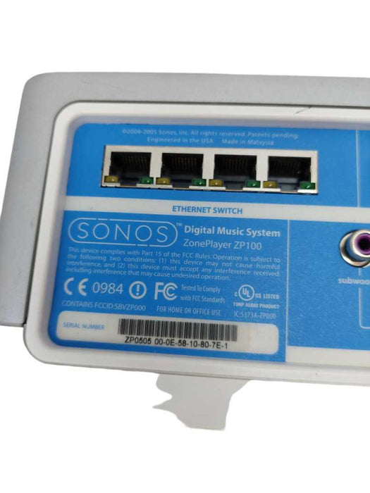 SONOS Digital Music System Zone Player Model: ZP100 =