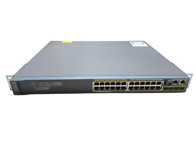 Cisco WS-C2960S-24PS-L V04 | 24 Port Gigabit 370W PoE+ Network Switch Q)