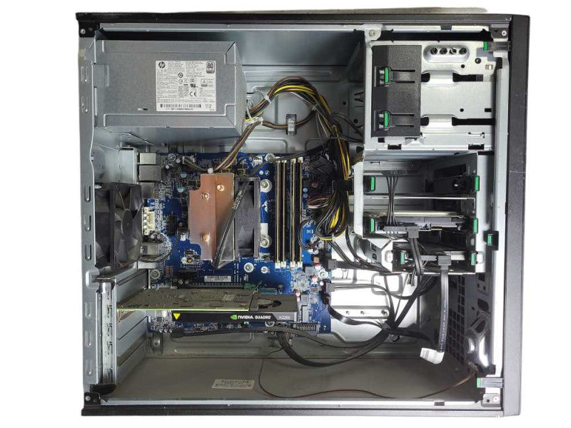 HP Z240 WS Xeon E3-1225 v5 3.30GHz 32GB DDR4 128GB SSD 1TB HDD K2200 GPU $