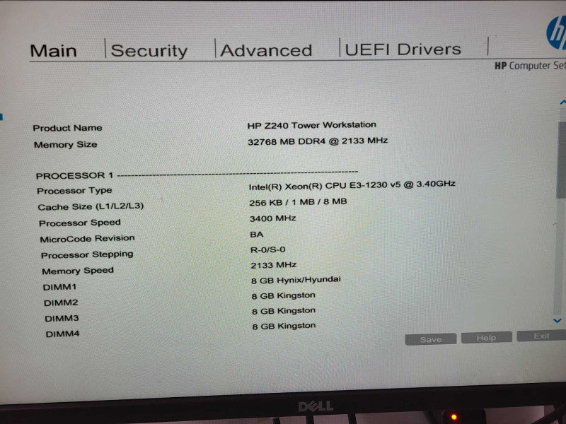 HP Z240 WS Xeon E3-1225 v5 3.30GHz 32GB DDR4 128GB SSD 1TB HDD K2200 GPU $