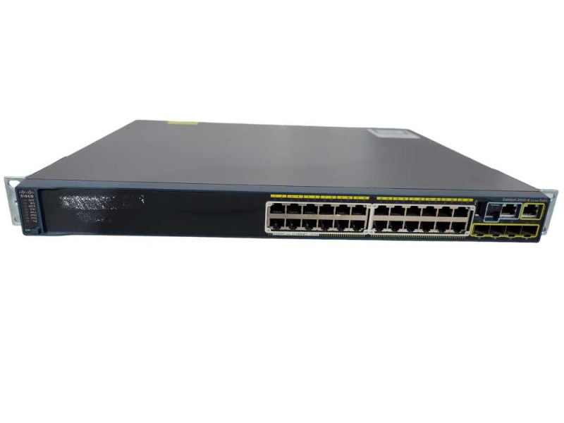 Cisco WS-C2960S-24PS-L | 24 Port Gigabit 370W PoE+ Network Switch !