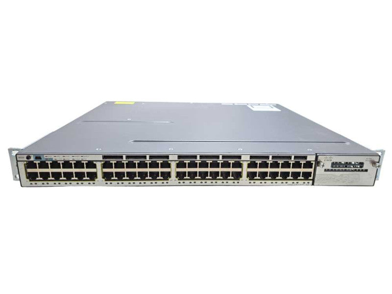 Cisco WS-C3750X-48P-S V02 | 48-Port Gigabit PoE+ Network Switch | *READ* )