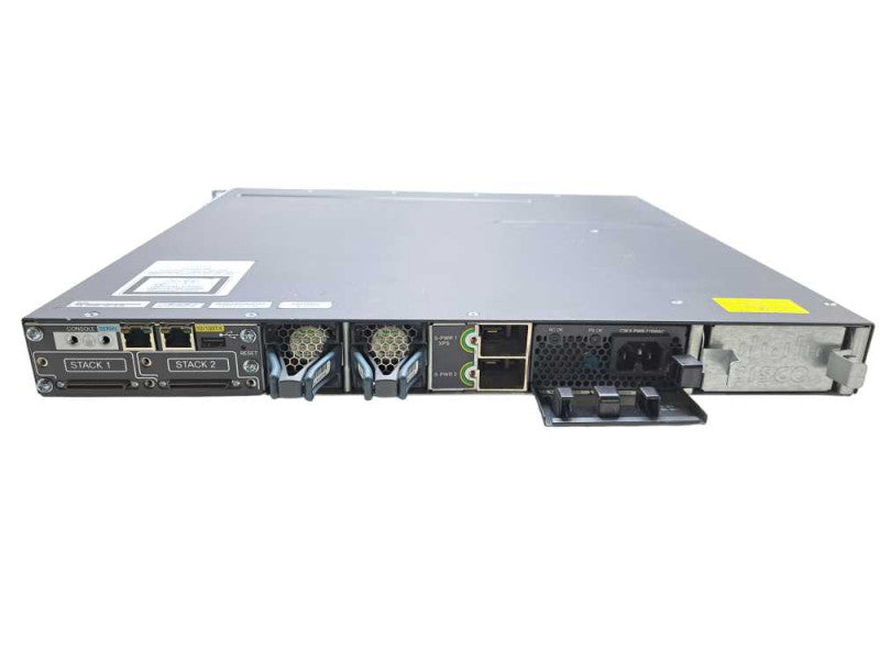 Cisco WS-C3750X-48P-S V02 | 48-Port Gigabit PoE+ Network Switch | *READ* )