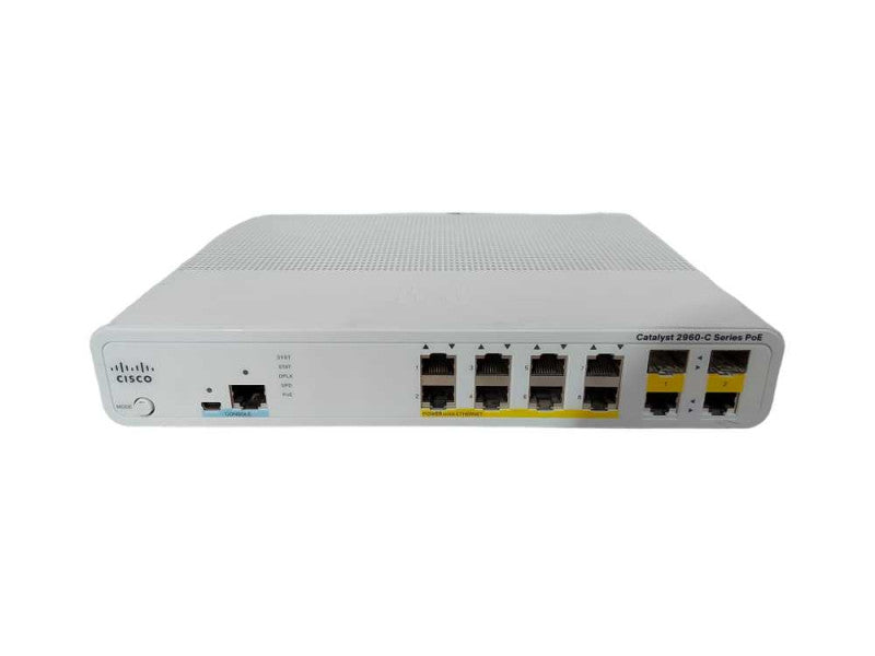 Cisco Catalyst WS-C2960C-8PC-L 8-Port PoE Switch
