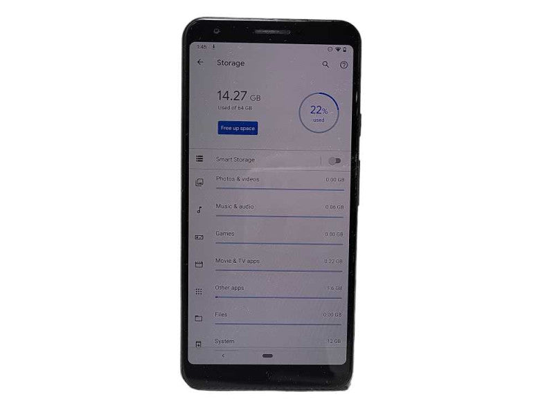 Google Pixel 3a XL 64GB Unlocked Black $