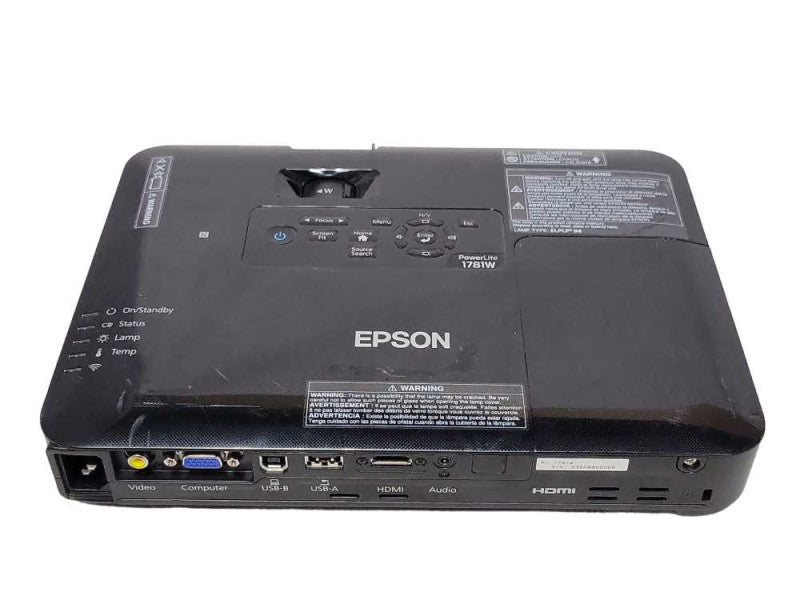 Epson PowerLite 1781W Projector, No Remote control, READ _