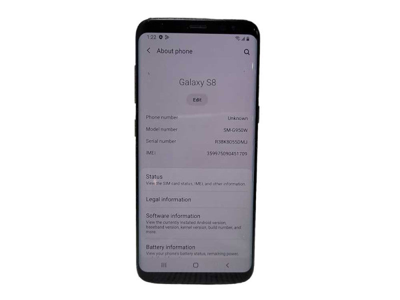 Samsung Galaxy S8 64GB (SM-G950W) - READ $