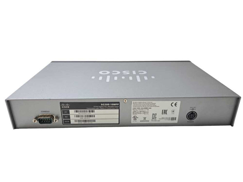 Cisco SG300-10MPP | 10-Port Gigabit PoE+ | 2x SFP Managed Network Switch )