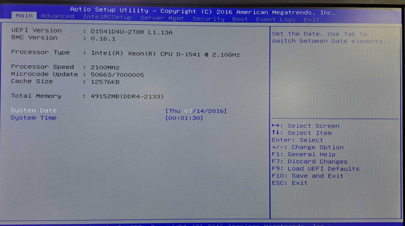 Datto S3P4000 1U Server | Xeon D-1541 @ 2.10GHz 48GB DDR4 No HDD\\'s )