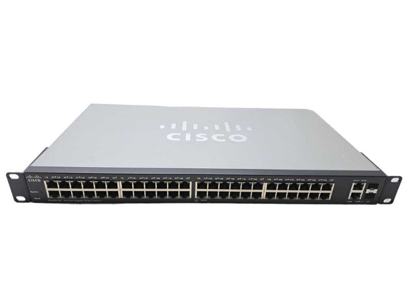 Cisco SG200-50 | 50-Port Gigabit 2x SFP Smart Network Switch )