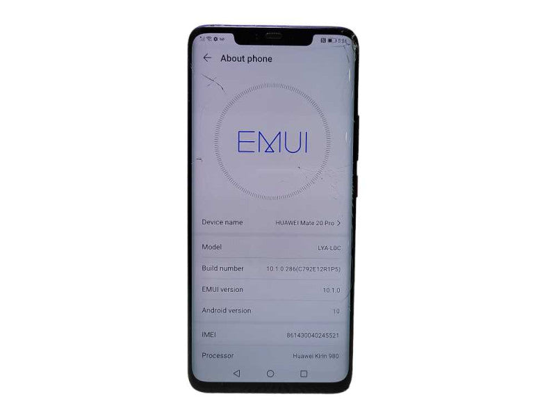 Huawei Mate 20 Pro 128 GB READ $
