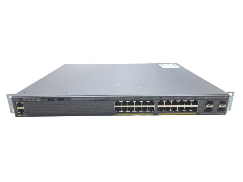 Cisco WS-C2960X-24PS-L V04 | 24-Port Gigabit PoE+ 370W Switch | Factory Reset )