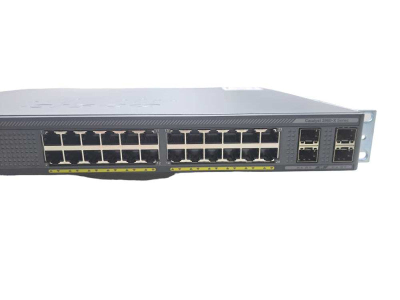 Cisco WS-C2960X-24PS-L V04 | 24-Port Gigabit PoE+ 370W Switch | Factory Reset )