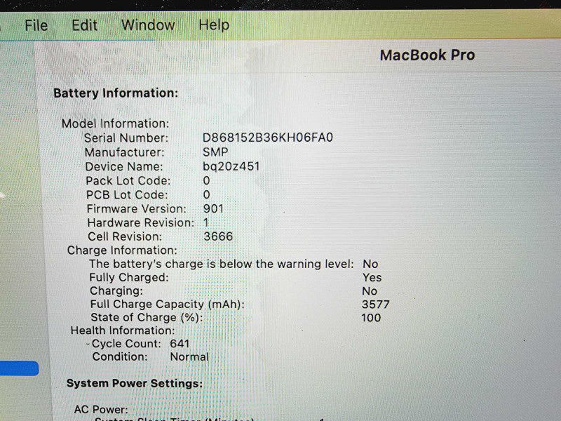 Apple Macbook Pro 2017 13\\" Core i5-7360U @ 2.3GHz 8GB DDR3 250GB SSD (