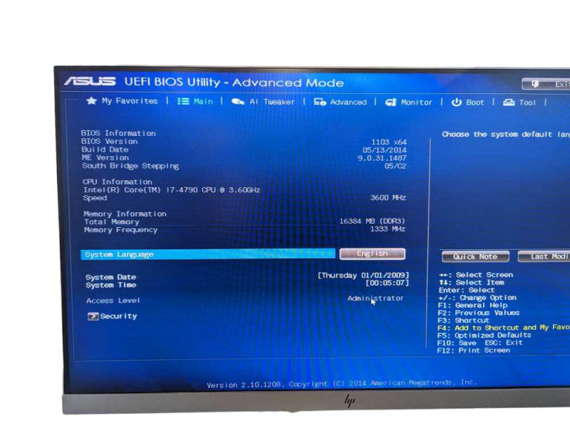 4U custom PC ASUS Q87M-E/CSM i7-4790 @3.60Ghz 16GB RAM  -