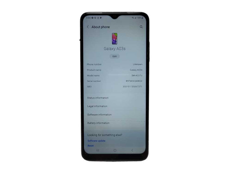 Samsung Galaxy A03s 32GB READ $