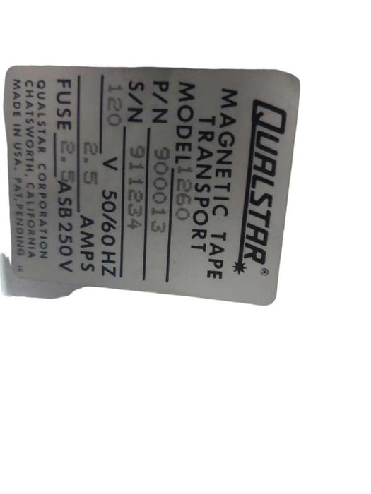 Vintage QualStar Magnetic Tape Transport Model: 1260 PN: 900013  =