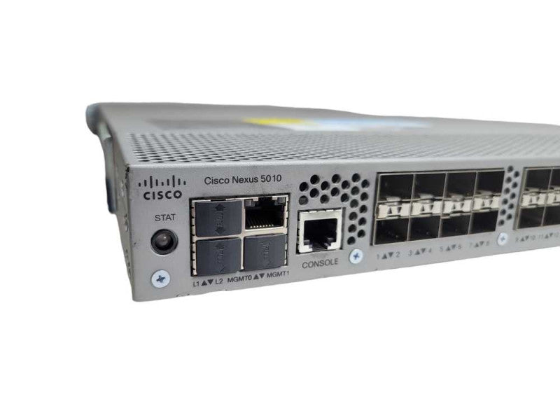 Cisco Nexus N5K-C5010P-BF 20-Port 10GbE Gigabit Ethernet Switch 2x PSU Q%