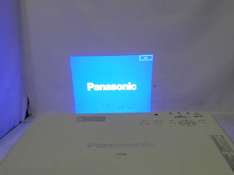Panasonic PT-FX400U FX400 XGA LCD Projector 1525 Lamp Hours, Remote controlle _