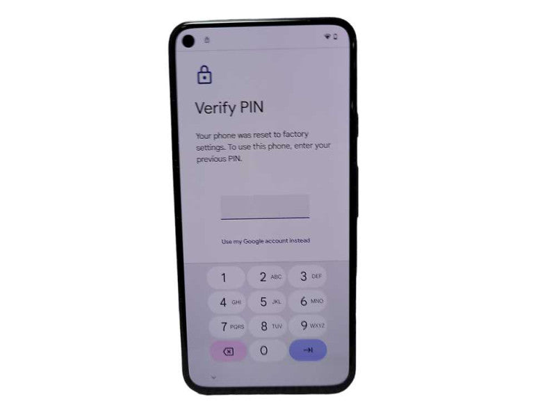 Google Pixel 5 Black READ $