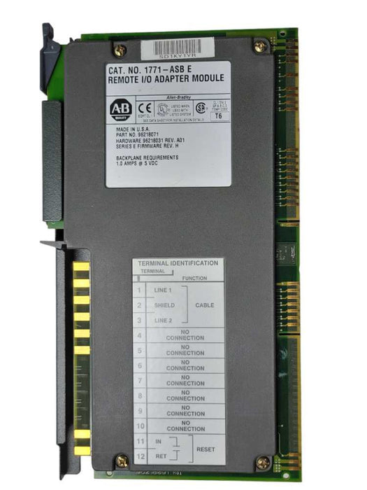 Allen Bradley 1771-ASB E 1771-ASB/E Remote I/O Adapter Module, Read Q_