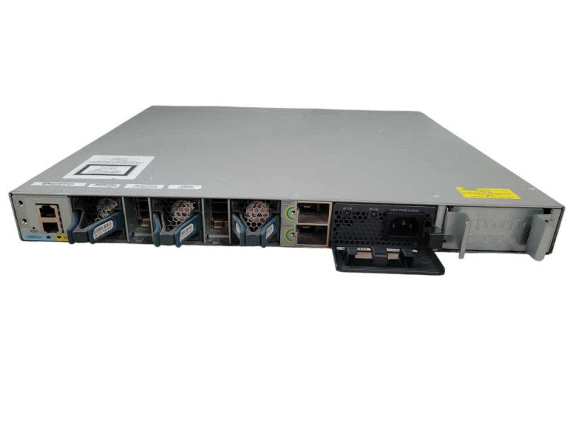 Cisco WS-C3850-48F-S 48 Port GbE PoE+ 3850 Switch 1x 350WAC No Blank Module !