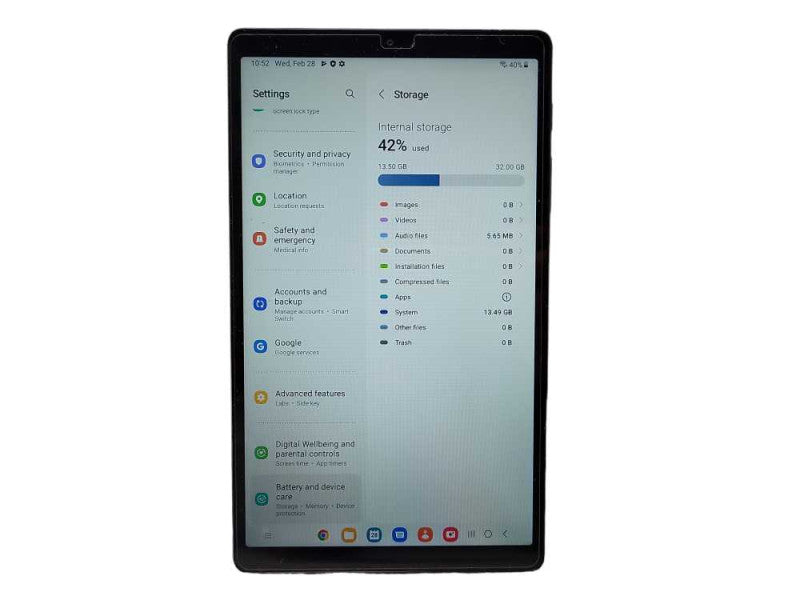 Samsung Tab A7 Lite SM-T220 8.7\\" 32GB Tablet Silver READ $