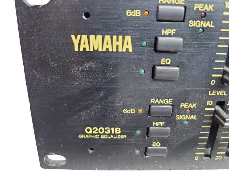 Yamaha Q2031B Graphic Equalizer Rack Mountable Professional Dual-Channel Unit %