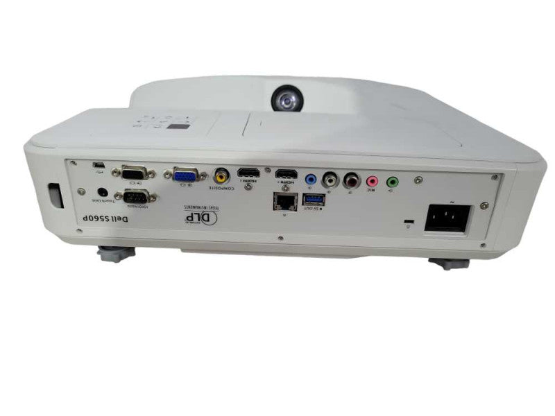 Dell S560P Projector 3400 Lumens DLP HD 1080 Projector 1357 Lamp Hours !