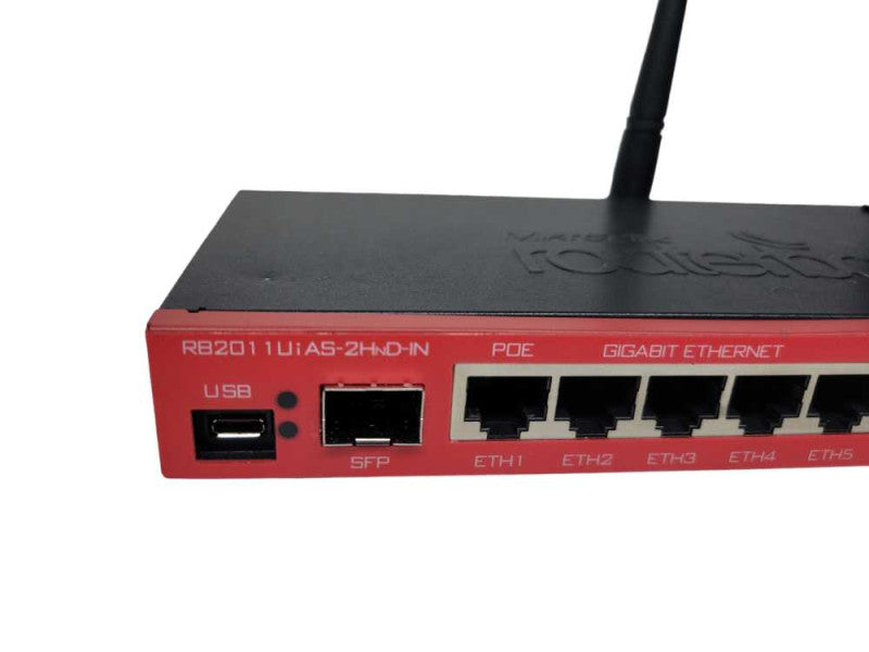 Mikrotik Routerboard RB2011UiAS-2HnD-IN SFP Port +10 Port Ethernet %