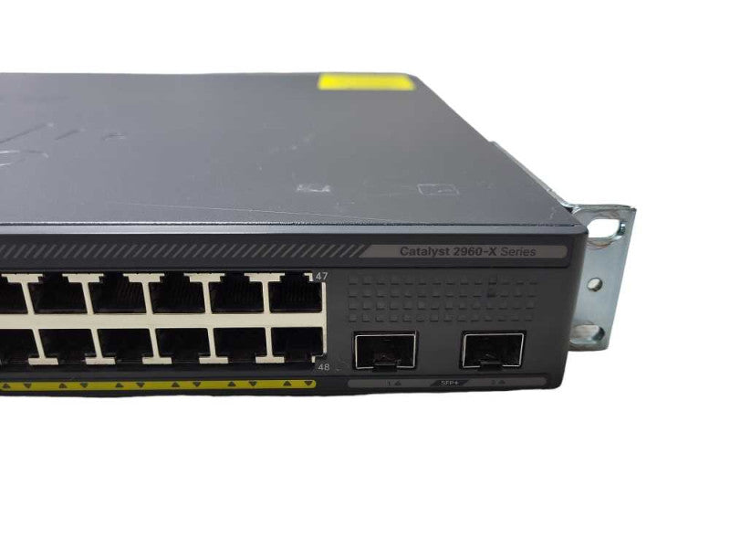 Cisco WS-C2960X-48FPD-L PoE 48-Port Gigabit Network Switch 2x SFP+ $