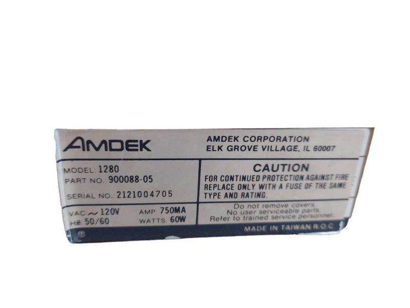 Vintage AMDEK 13\\" CRT Monitor Model: 1280 PN: 900088-05  =