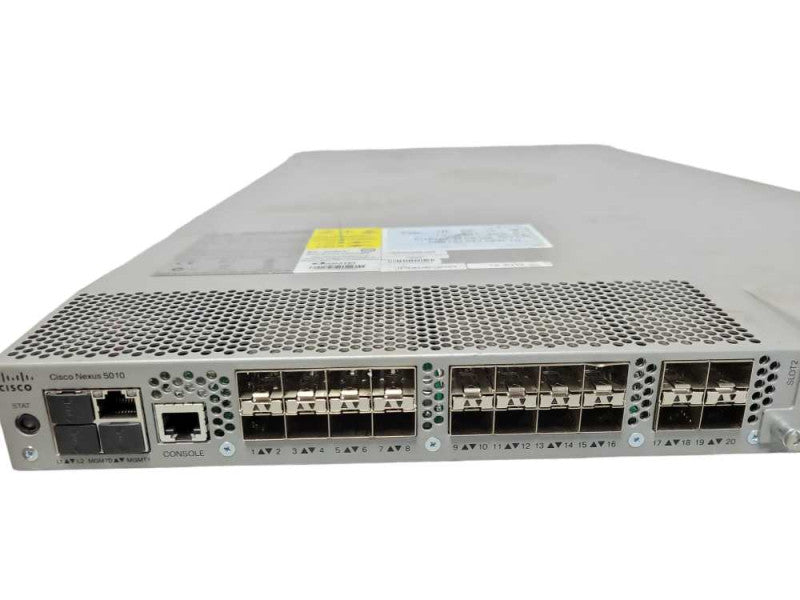 Cisco Nexus N5K-C5010P-BF 20-Port 10GbE Gigabit Ethernet Switch 2x PSU Q_