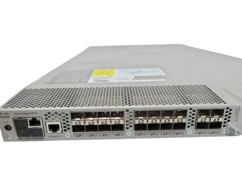 Cisco Nexus N5K-C5010P-BF 20-Port 10GbE Gigabit Ethernet Switch 2x PSU Q_