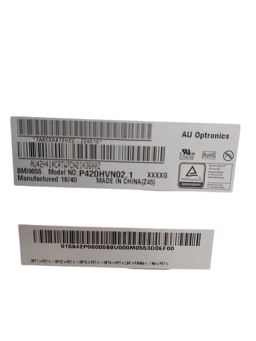 ELO Touch Solutions 42\\" Display Monitor Model: P420HVN02.1 =