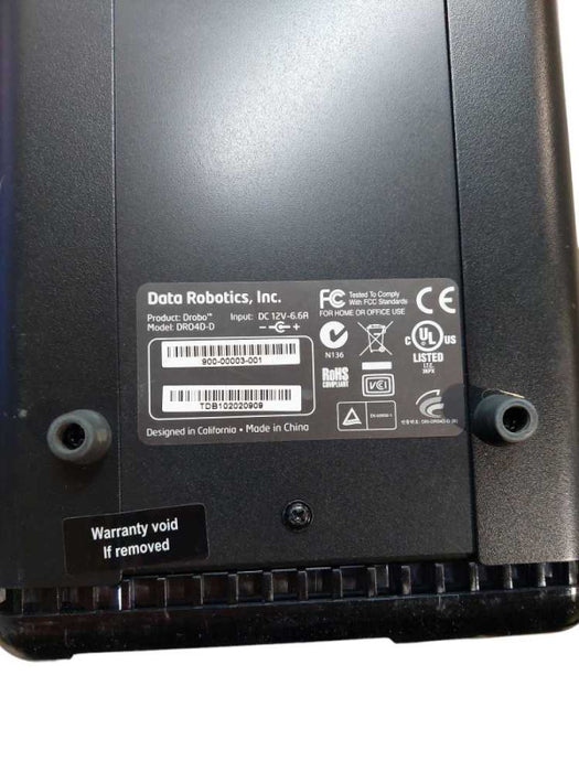 Data Robotics DROBO DRO4D-D 4-bay HDD 8TB Storage missing front  :