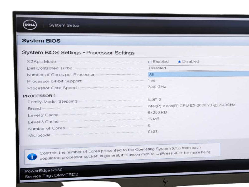 DELL PowerEdge R630 Intel Xeon E5-2620 v3 @2.40Ghz 64GB RAM & H330 mini RAID  -