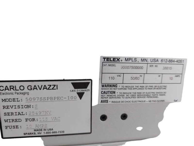 ADAM RTS Advanced Digital Audio Matrix Telex 90007500000 Carlo Gavazzi 5097SS =