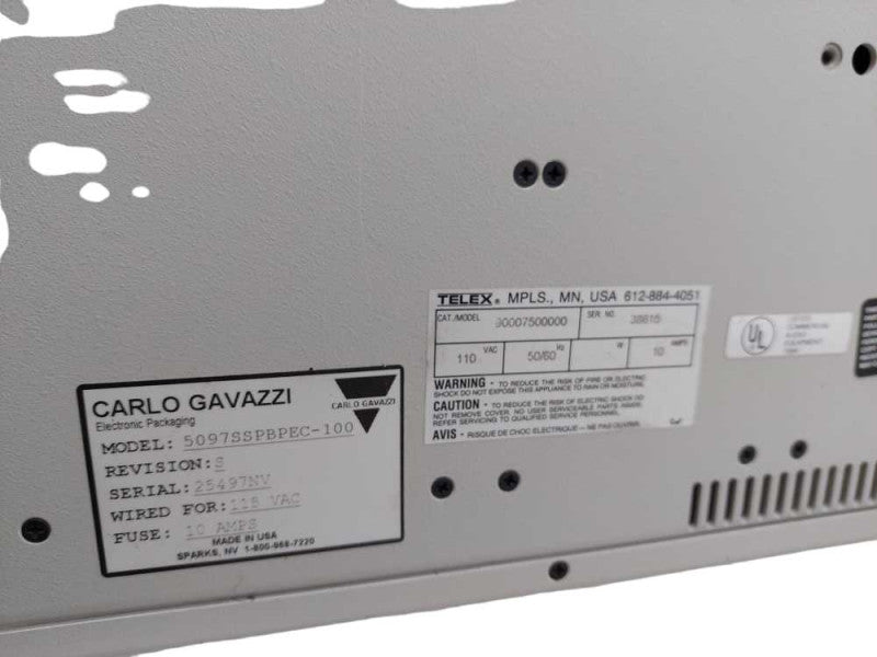 ADAM RTS Advanced Digital Audio Matrix Telex 90007500000 Carlo Gavazzi 5097SS =