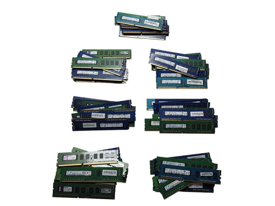 Lot of 70x Various brands 4GB PC3/PC3L-14900E/12800E/10600E/8500E Server RAM $
