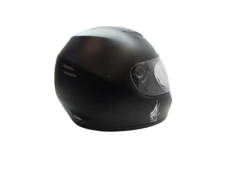 BELL Medium Black Full Face Motorcycle Helmet with Clear Lens DOT Approved =