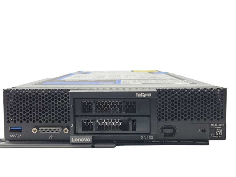 Lenovo ThinkSystem SN550 Blade 2x Xeon Gold 5118 CPUS, 32GB DDR4, No HDD SEE Q_