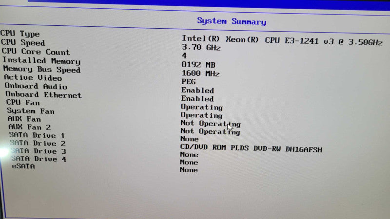 Lenovo ThinkStation P300 - Xeon E3-1241 v3 | 8GB RAM | NO HDD | QUADRO K620 %