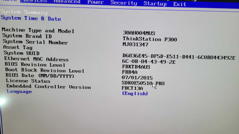 Lenovo ThinkStation P300 - Xeon E3-1241 v3 | 8GB RAM | NO HDD | QUADRO K620 %