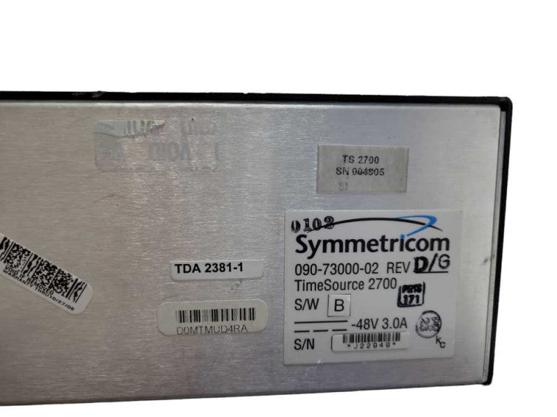 Symmetricom Time Source 2700 CDMA Primary Reference Source, READ _