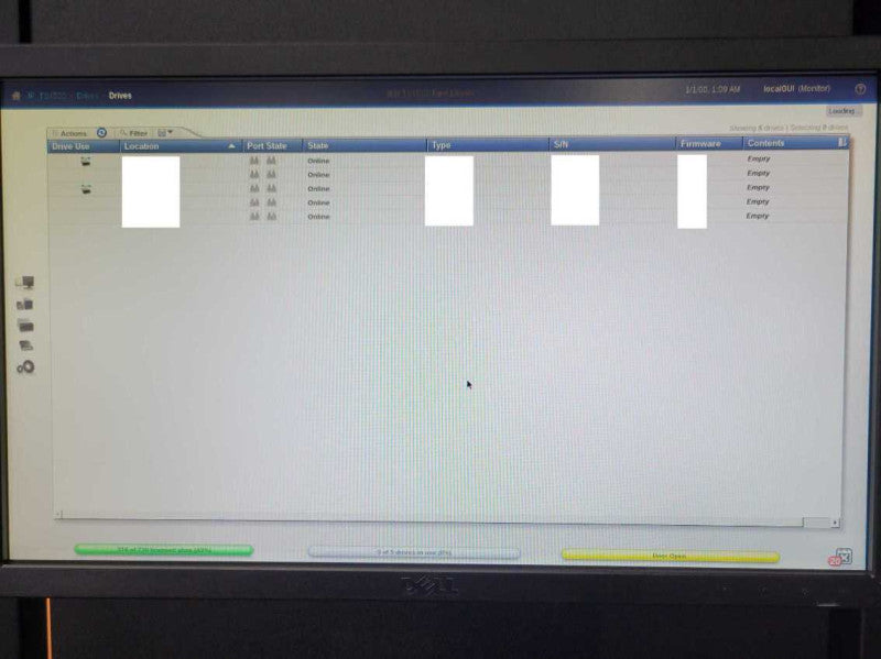 IBM System Storage TS4500 Tape Library System, No Drives _